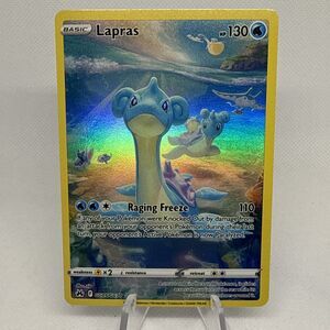 Pokemon Crown Zenith Lapras GG05/GG70 Galarian Gallery Full Art Holo NM